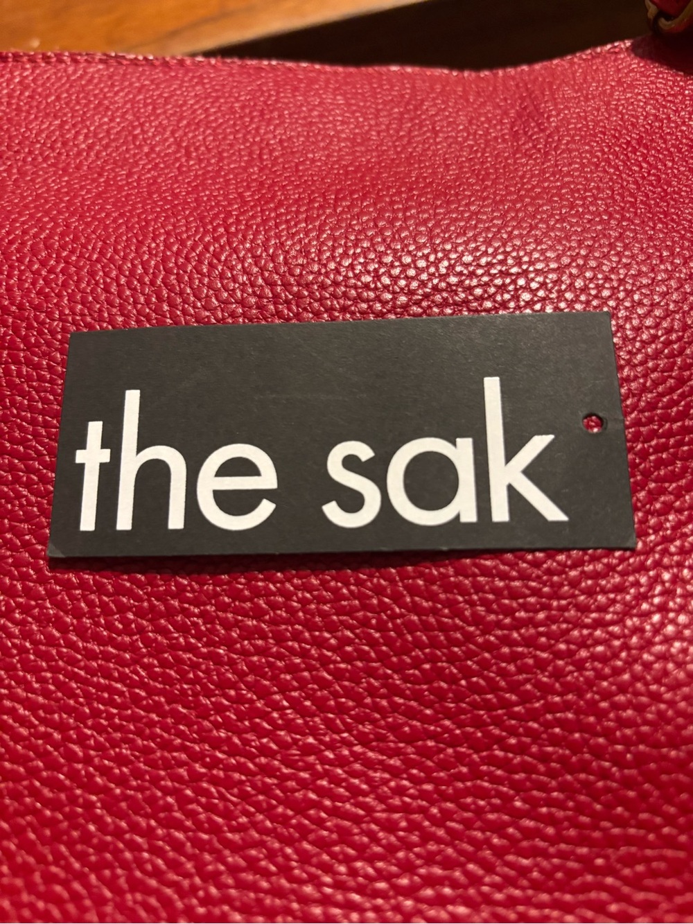 The Sak De Young Pebbled Red Leather Crossbody Bag - Picture 10 of 11